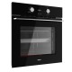 Teka HLB 8408 BK Φούρνος άνω Πάγκου 71lt Π59.5εκ. Μαύρος